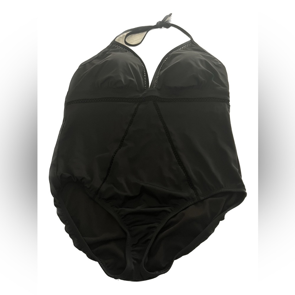 Black one piece swimsuit women size 16/18